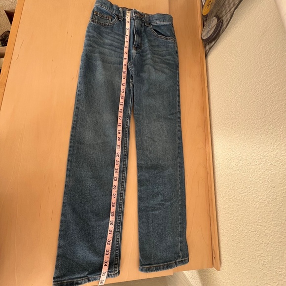 Wrangler Boys Classic Straight Adjustable Waist Jeans Size 14 Slim - Picture 10 of 16